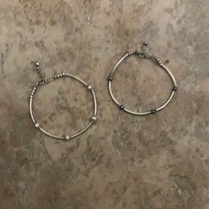 Silver Avon bracelets